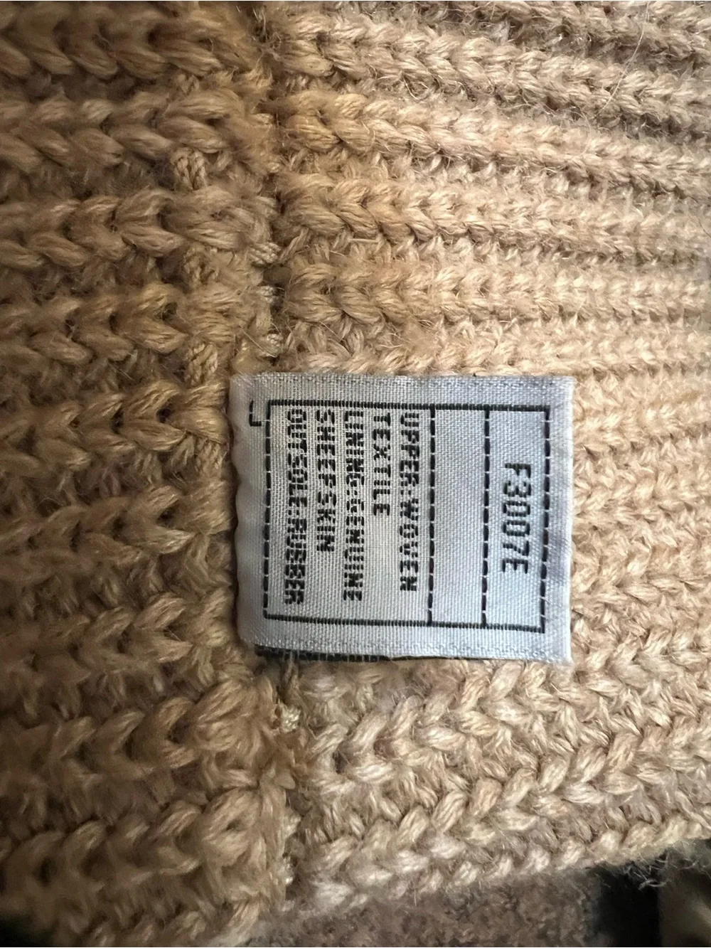 UGG Knit Pull-On Boots - Chestnut Tan